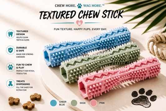 Chew & Chill Textured Chew Stick🩵🐾