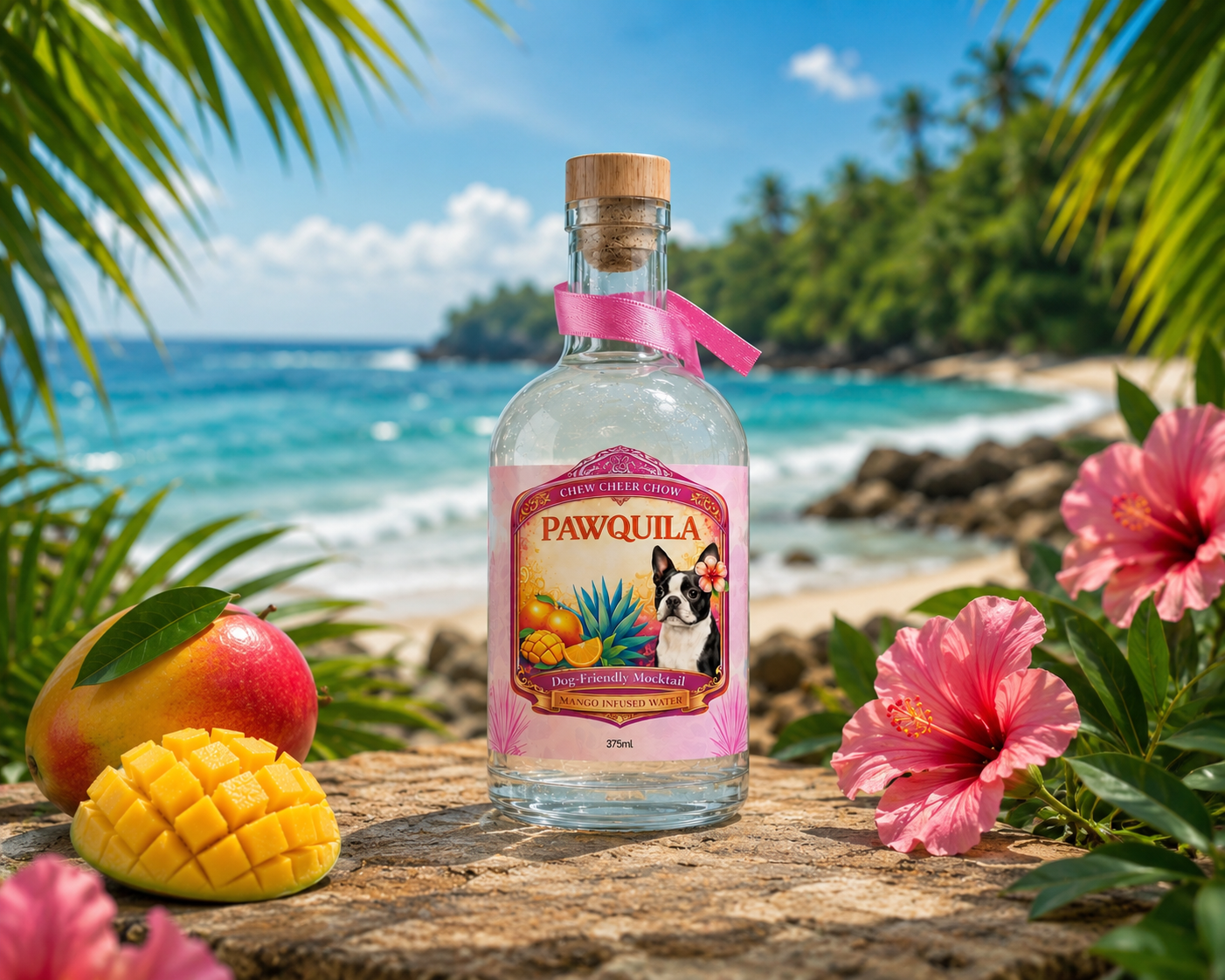 PawQuila - All-Natural Mango Infused Dog Beverage - Non-Alcohol