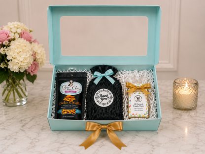 Dog Gift Box with Treats, PawQuila & Doggie Wash | Chew Cheer Chow